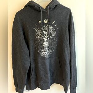 Tree of life and moon phases hoodie